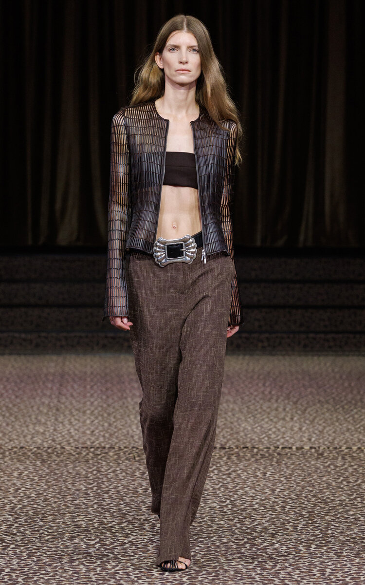 Twitch Knee Hollow Trousers
