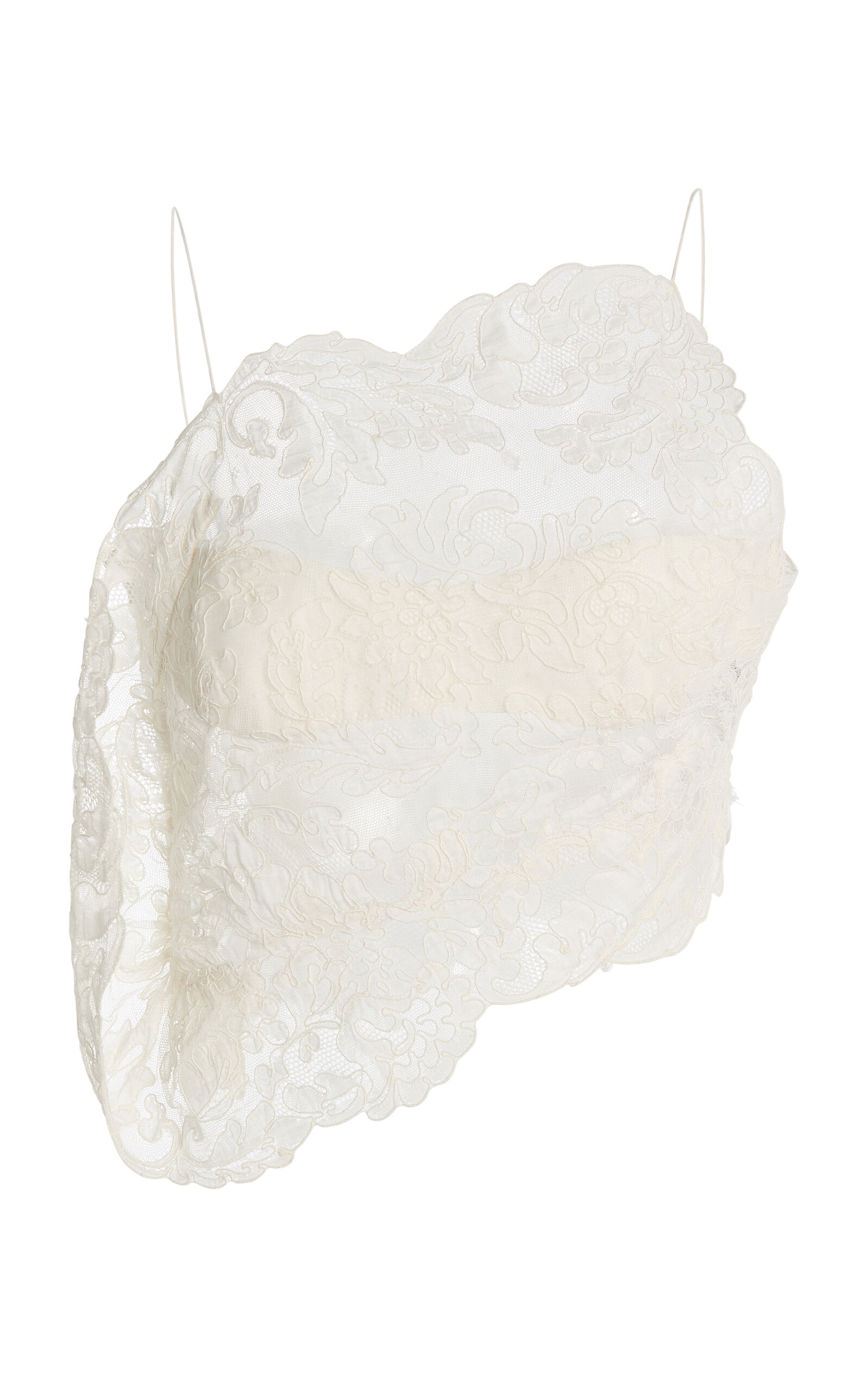 Reverie Floating Lace Cotton-Silk Cami