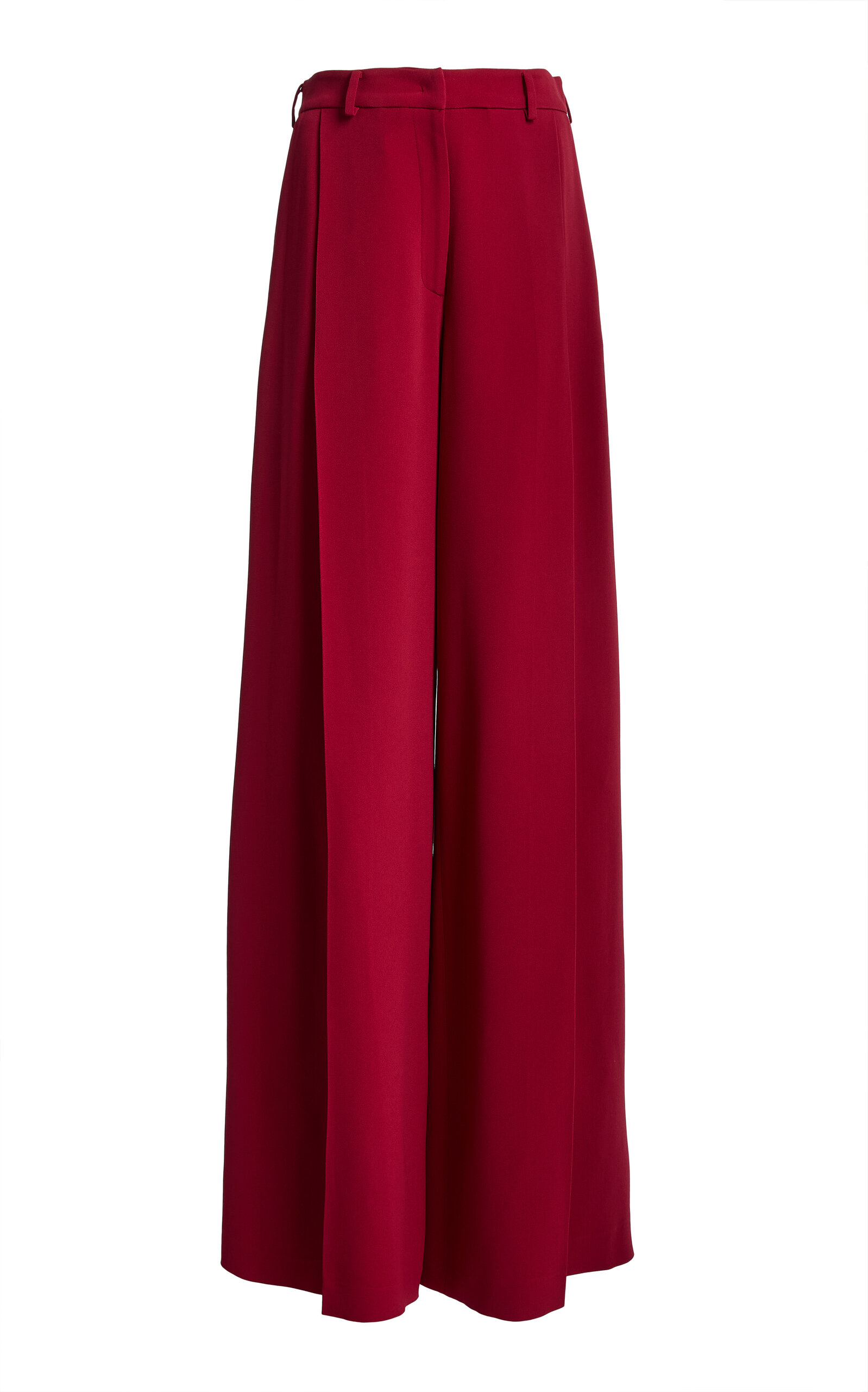 Zuhair Murad Wide-leg Cady Pants In Red