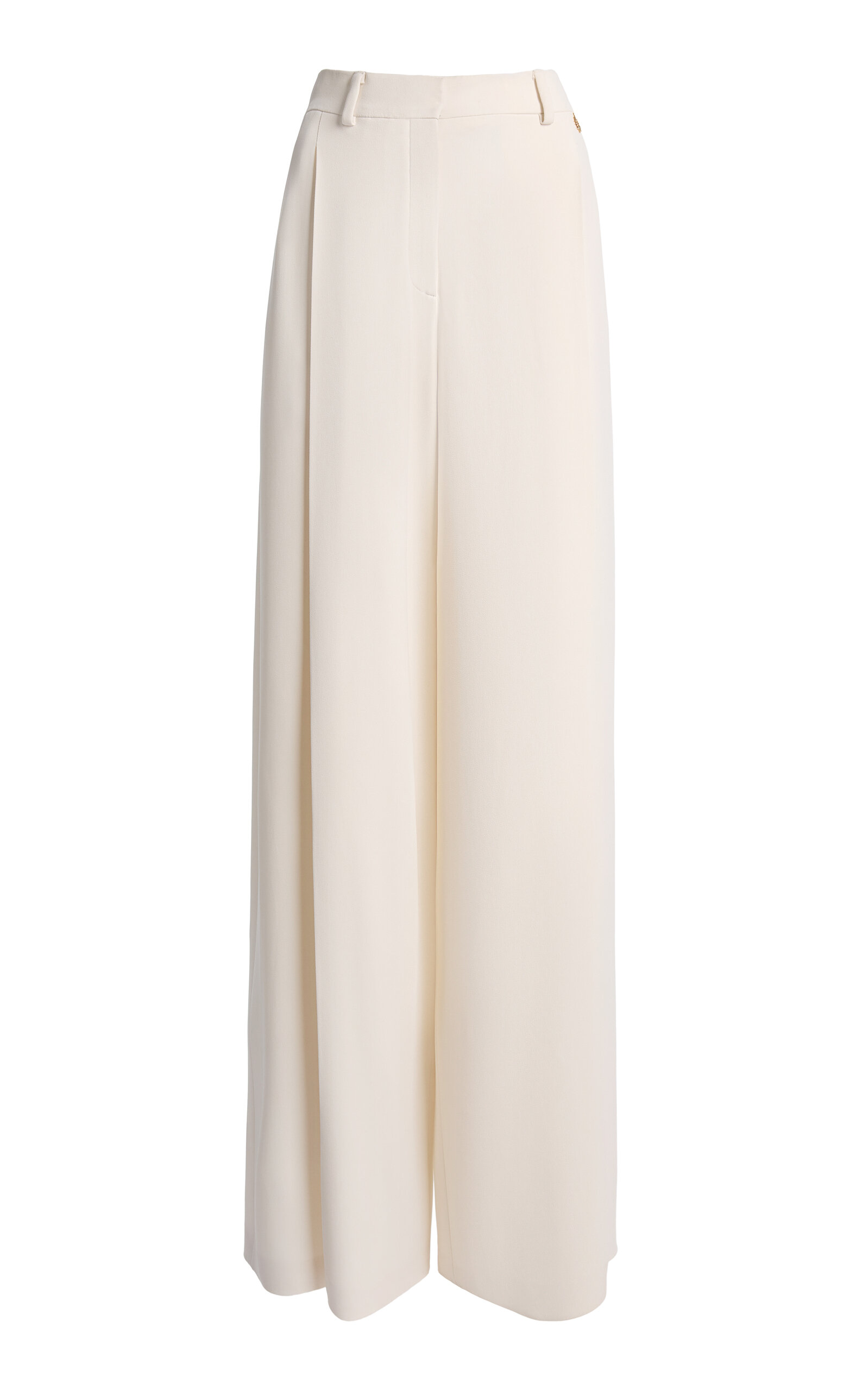 Zuhair Murad Wide-leg Cady Pants In White