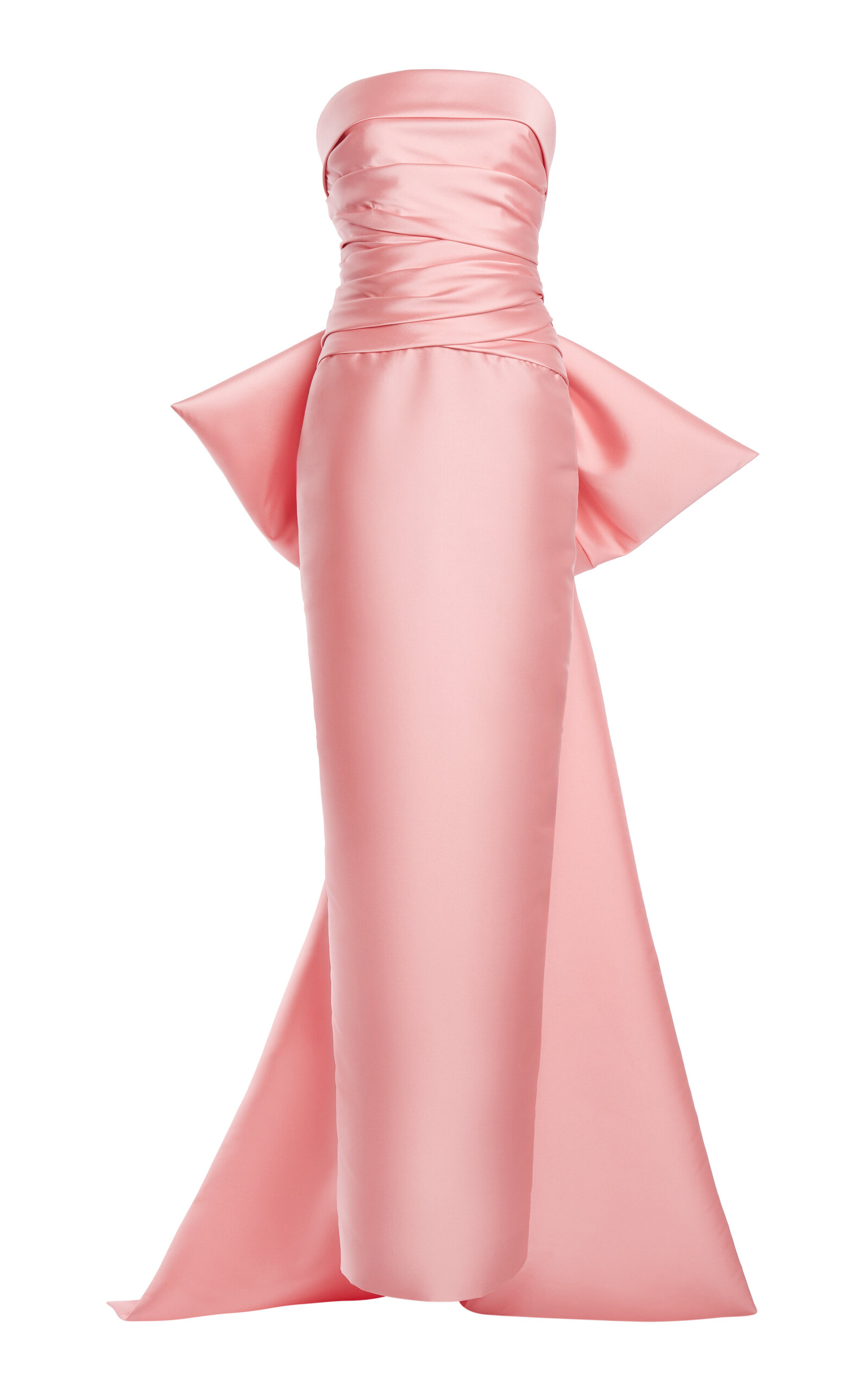 Mikado Bow-Detail Maxi Dress
