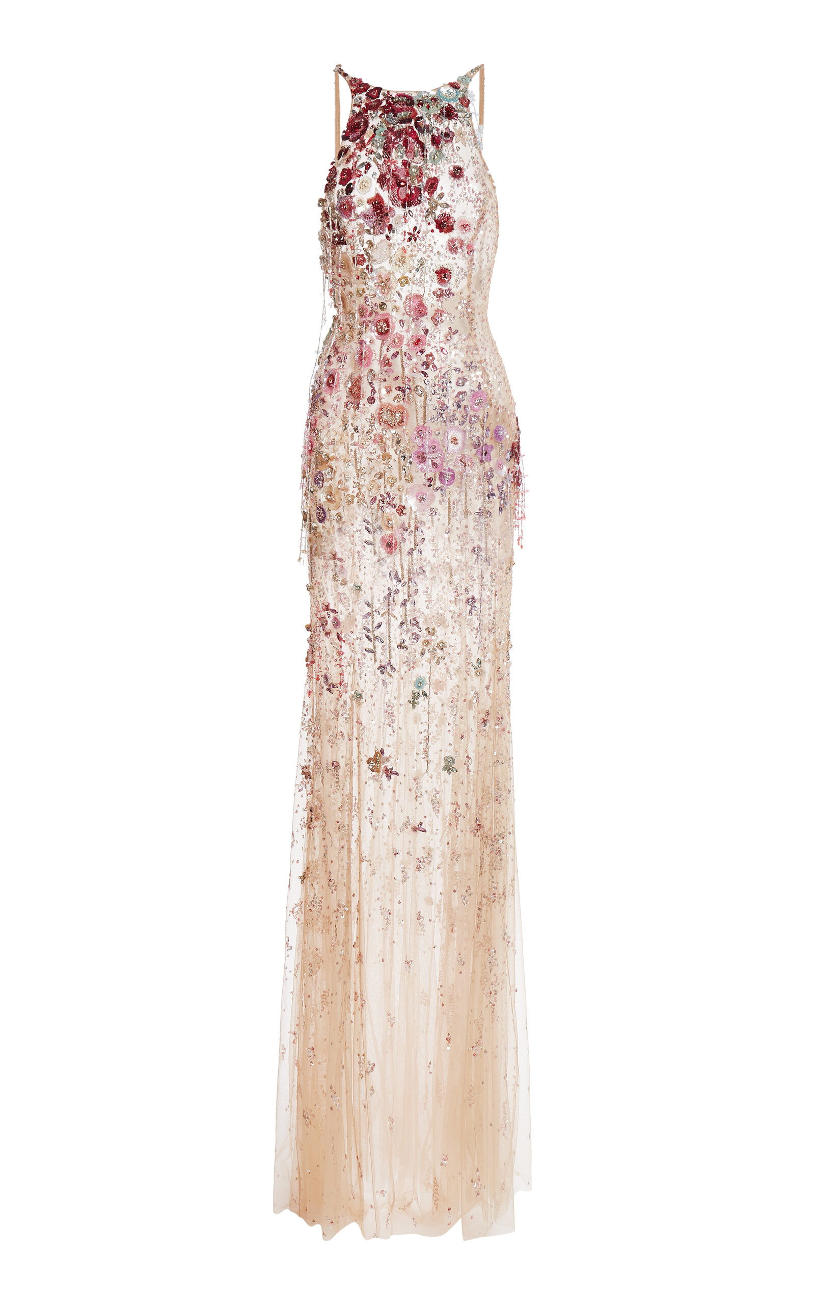 Bead Embroidered Maxi Dress