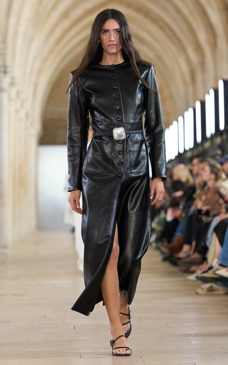 Aje Eulyn Longline Jacket In Black