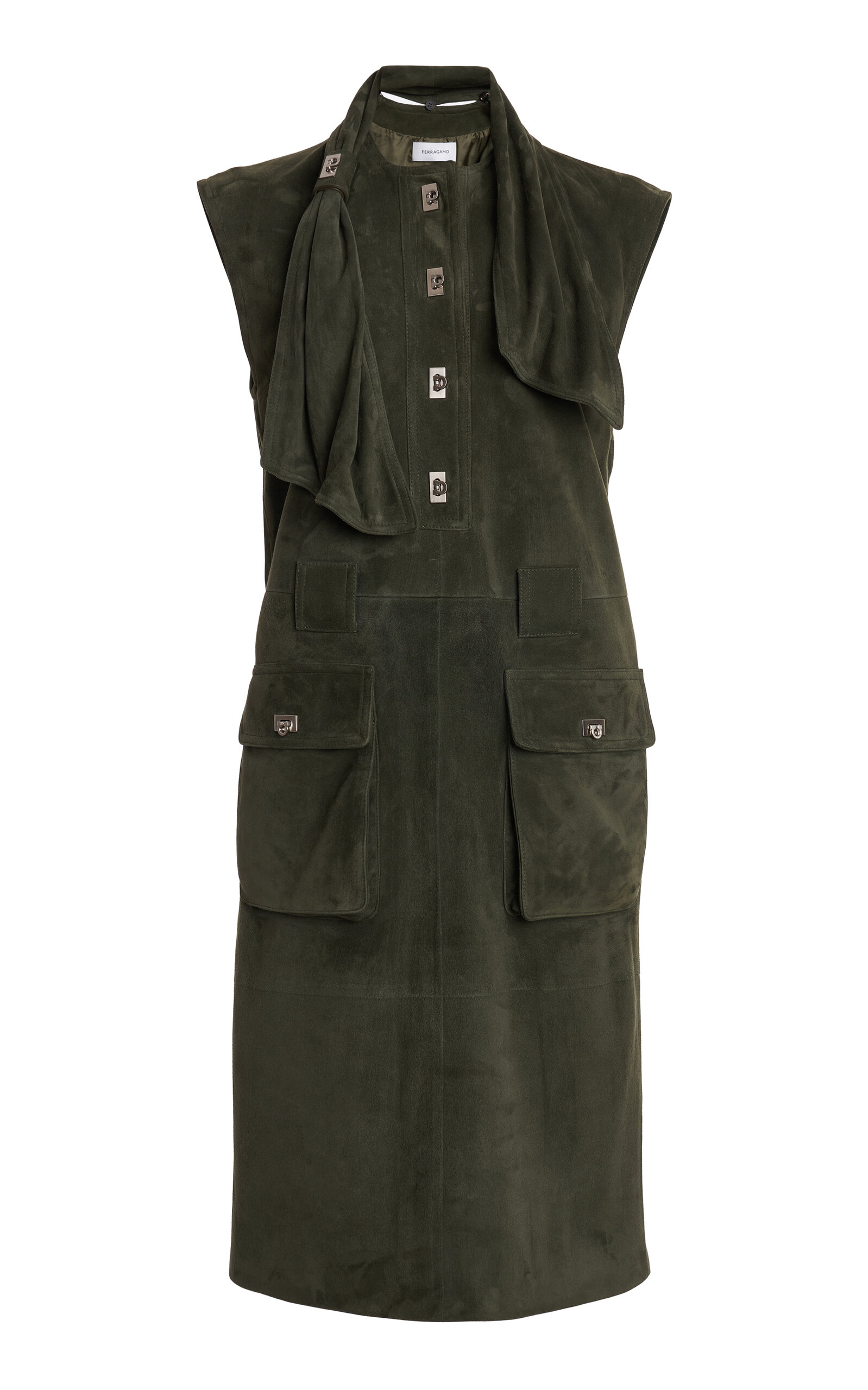 Suede Midi Dress