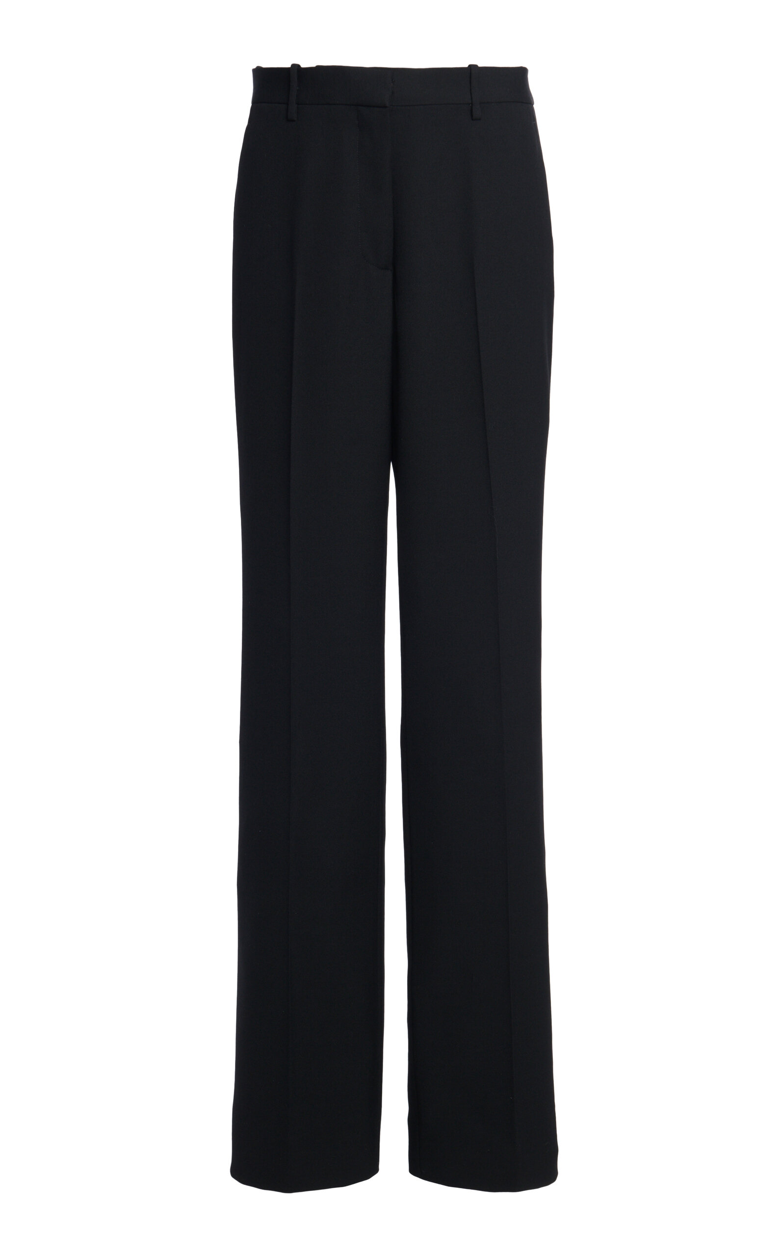 Sharp Grain De Poudre Wool Boyfriend Pants