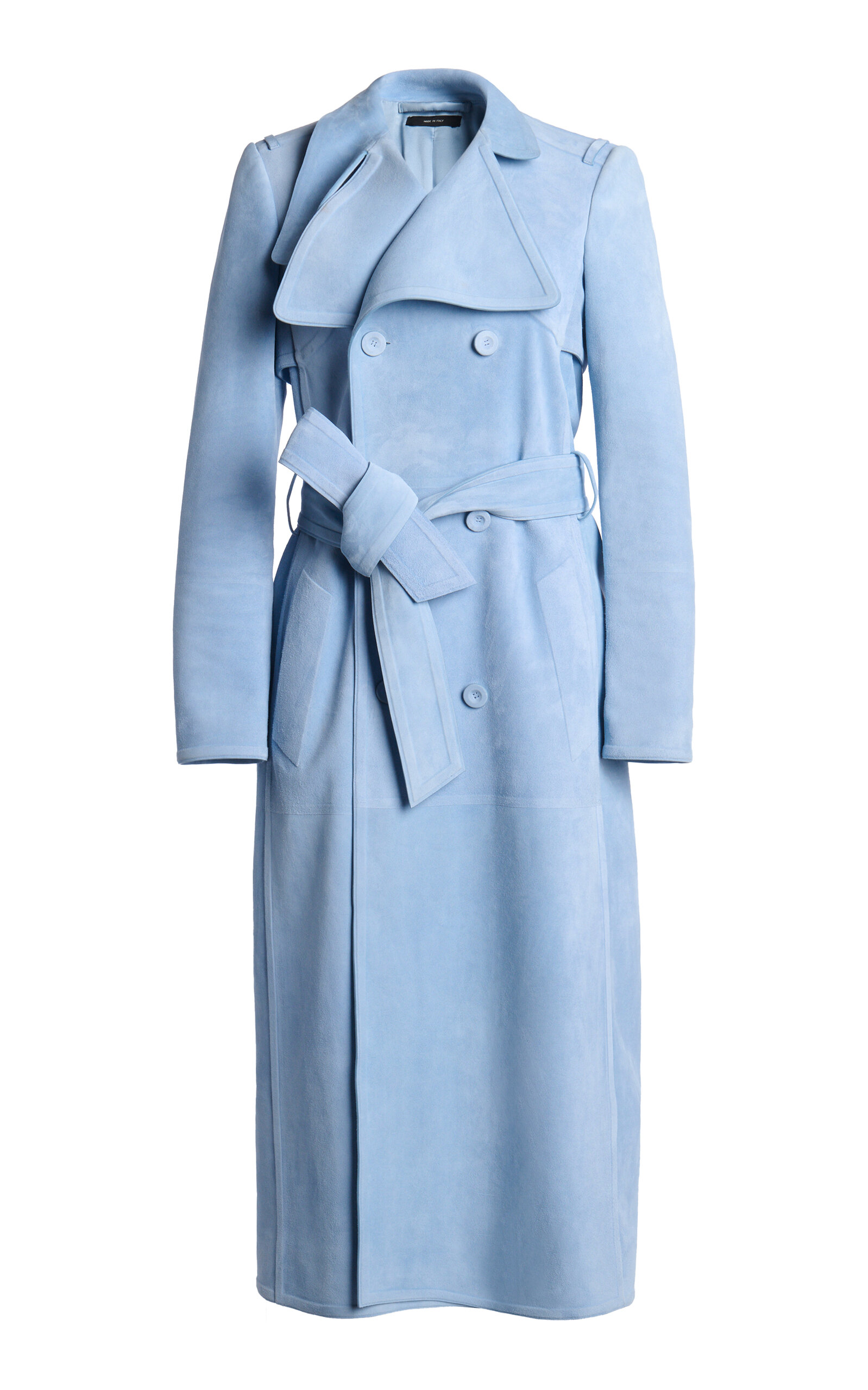 Phantom Cashmere Suede Trench Coat
