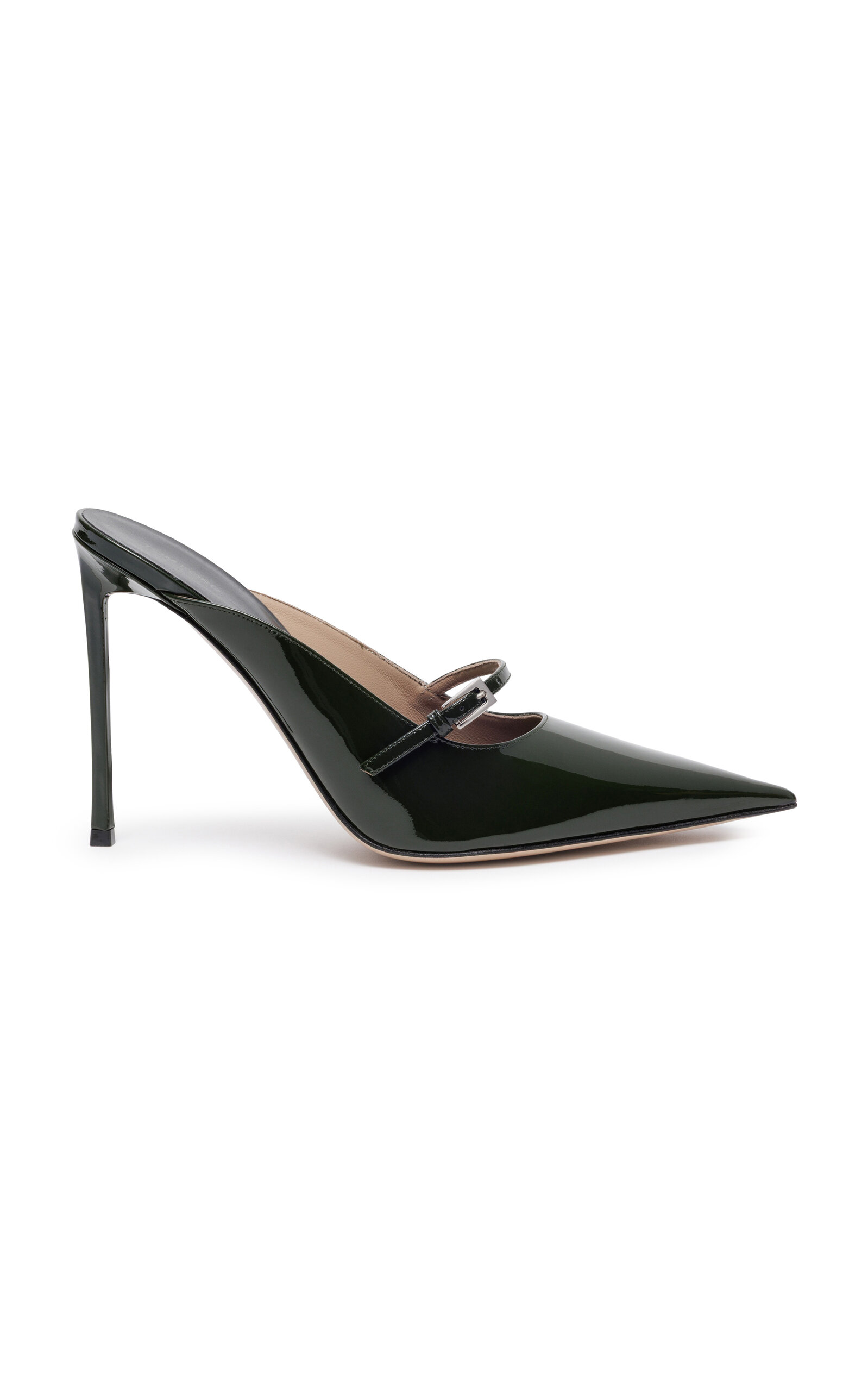 105mm Patent Leather Aera Mule