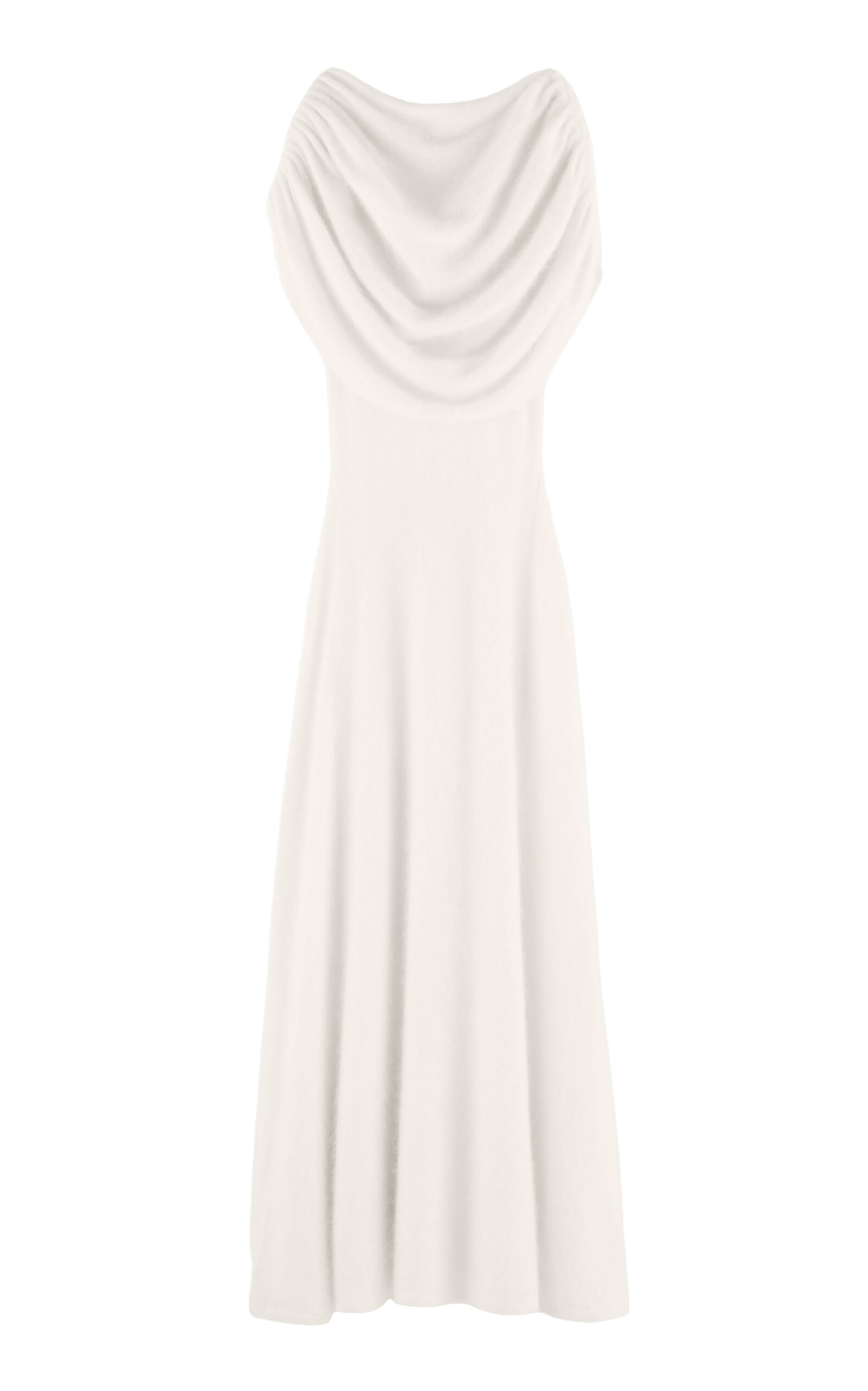 ARAKII Exclusive Knitted Poncho Wool-Cashmere Maxi Dress - Moda Operandi
