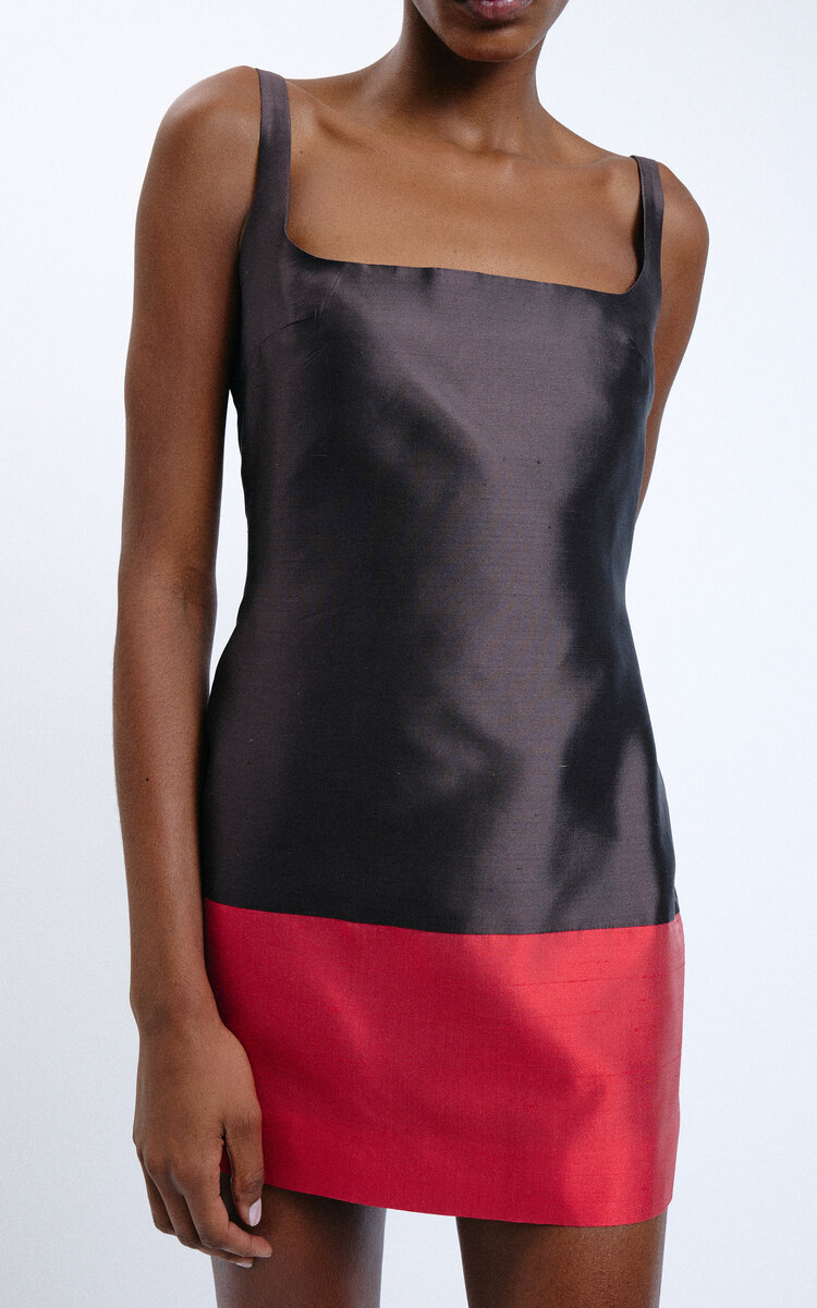 Savio Silk Mini Dress
