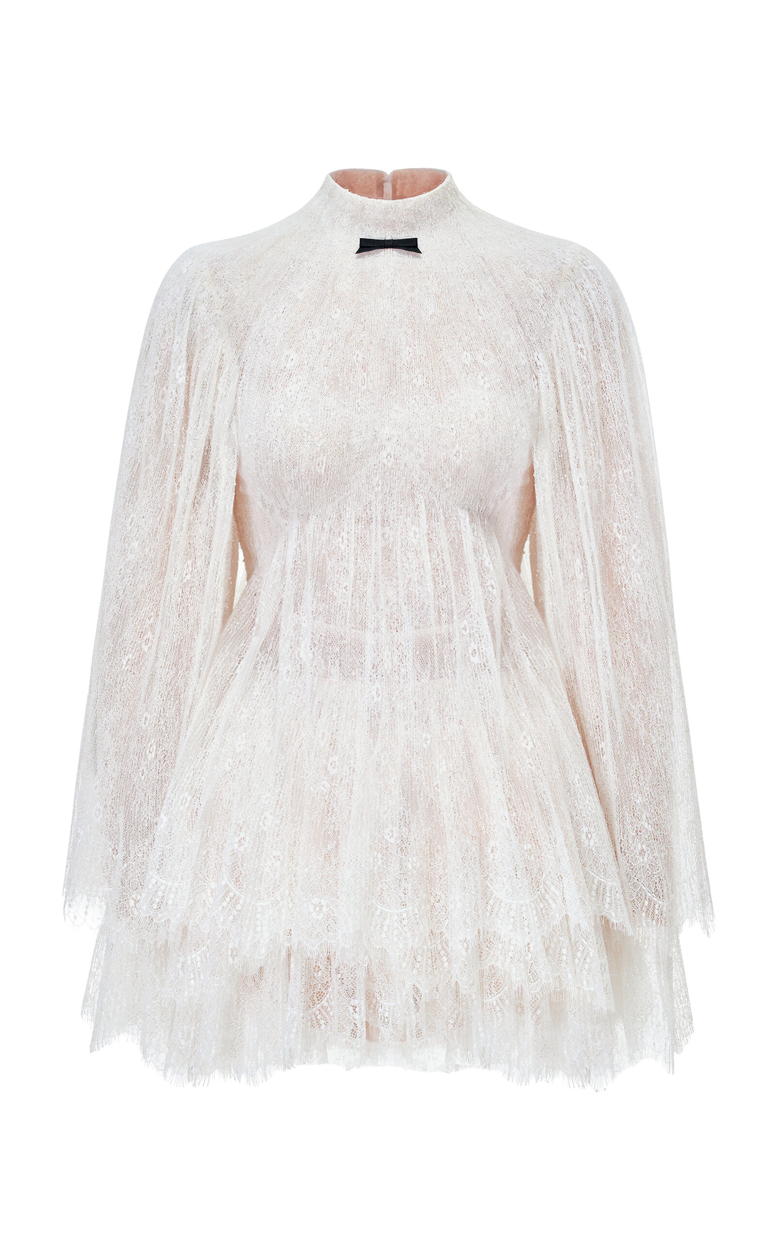 Lace Overlay Mini Dress