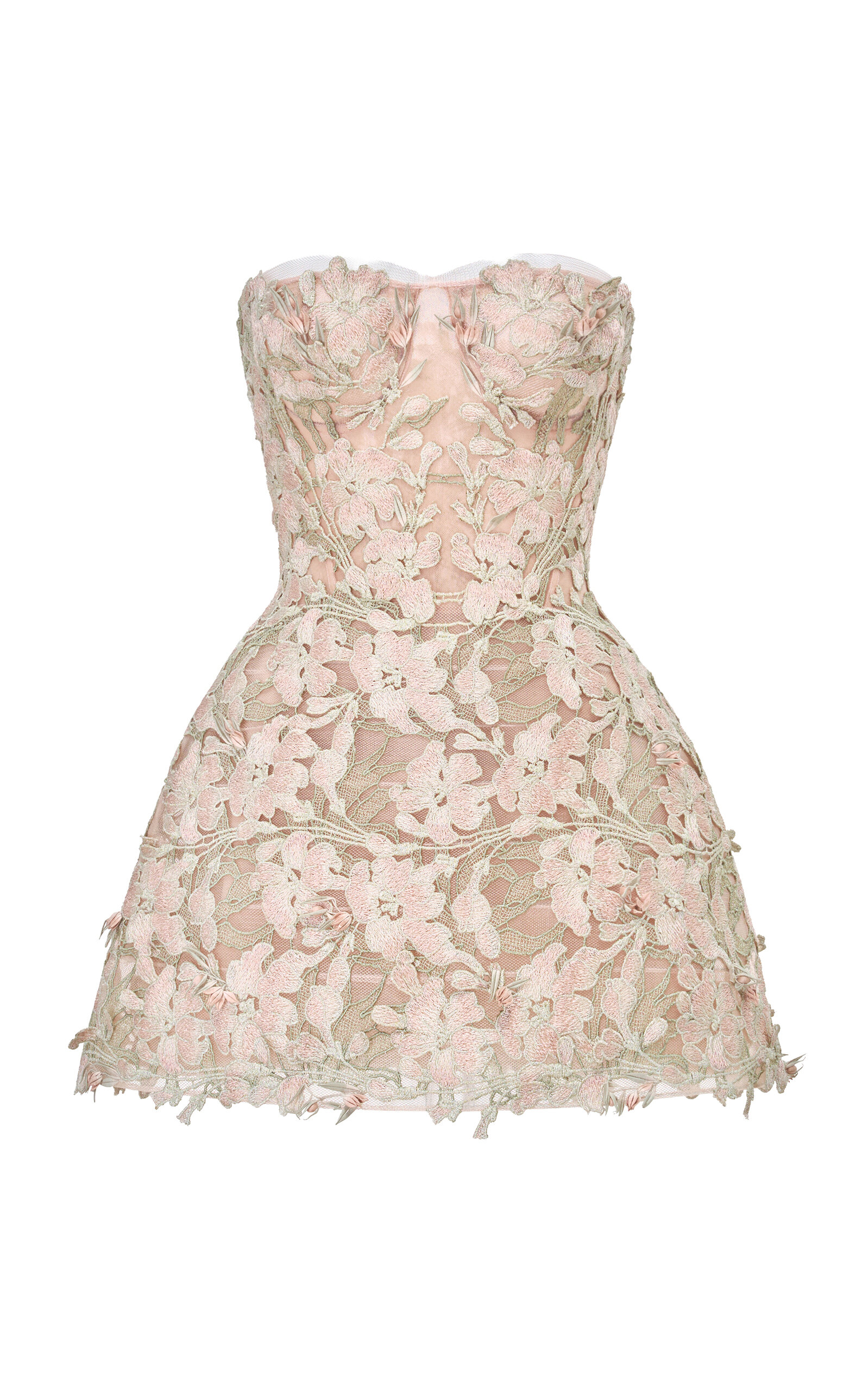 Floral Lace Mini Dress