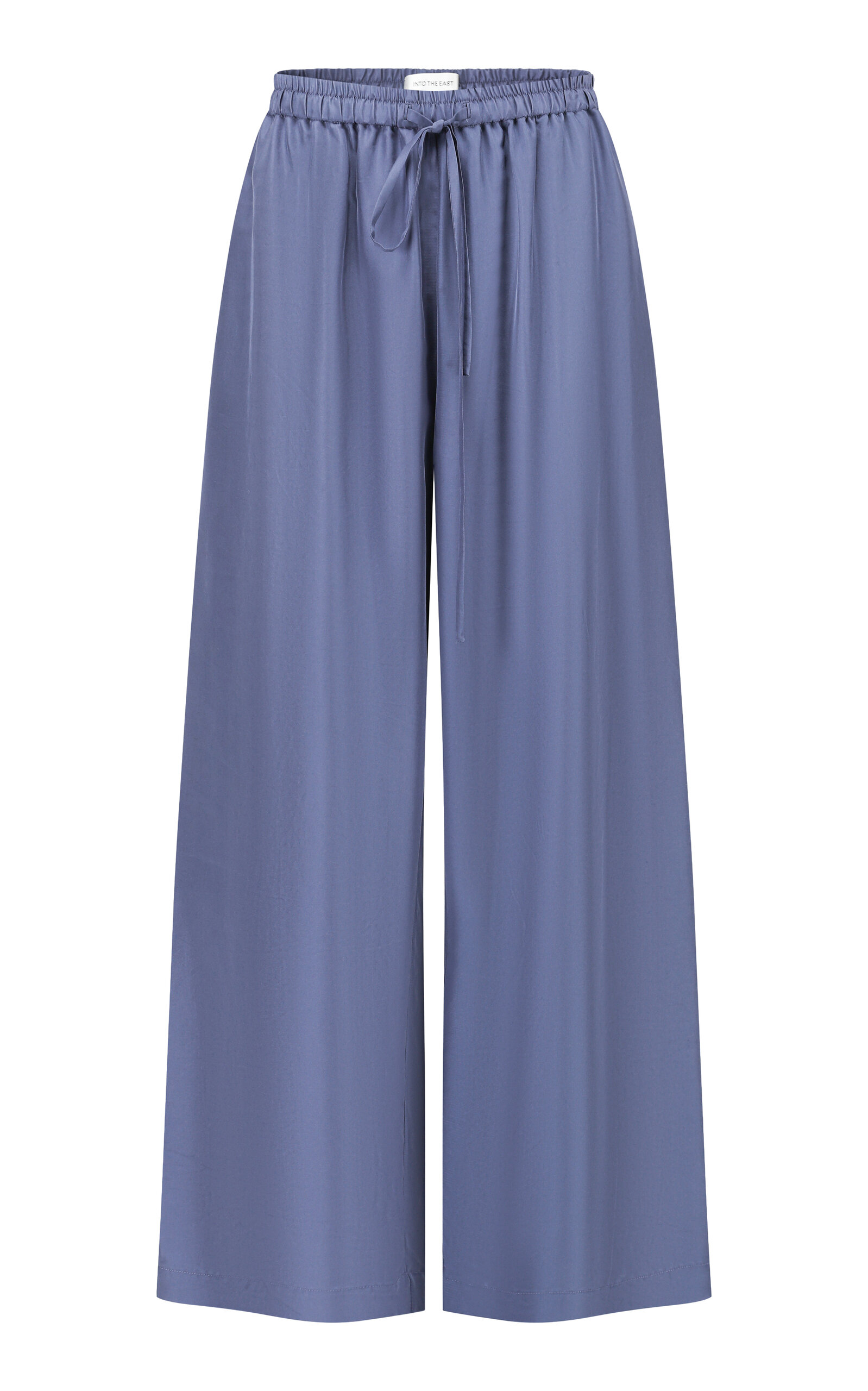 Silk Wide-Leg Pants