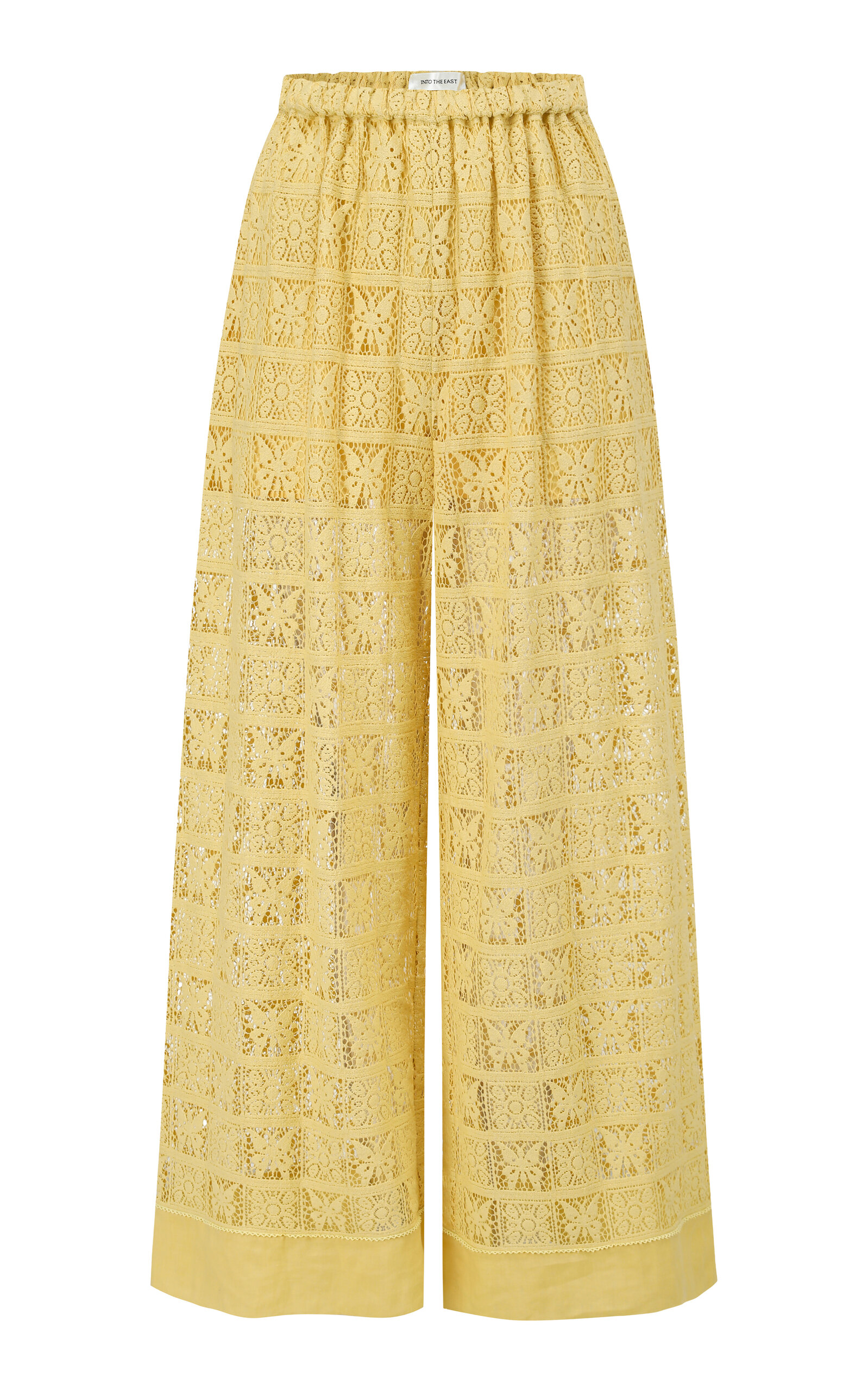 Gardenia Lace Wide-Leg Pants