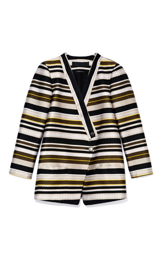 Stripe Cut-Away Coat by Jenni Kayne | Moda Operandi