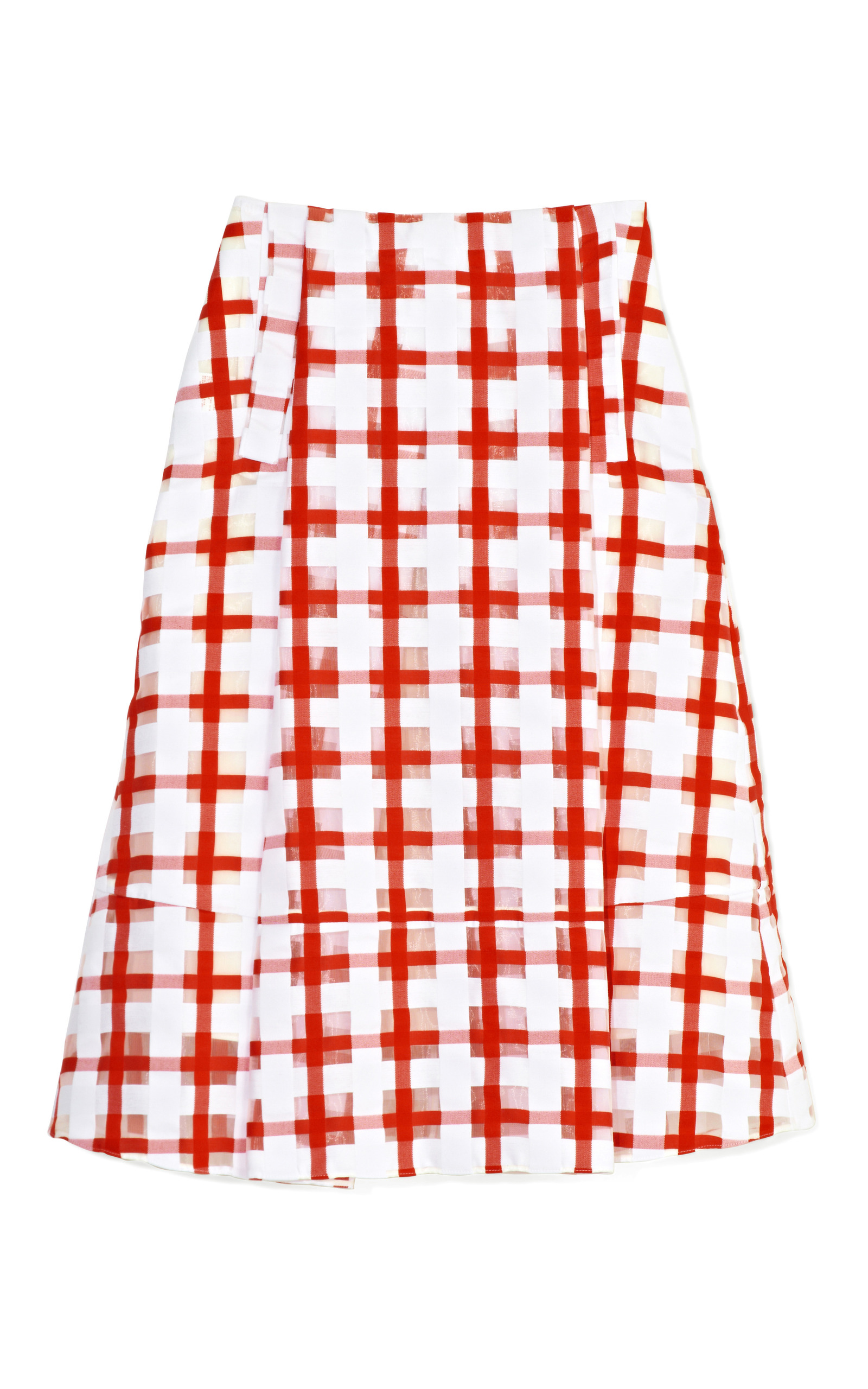 Red Checkered Skirt by Marni | Moda Operandi