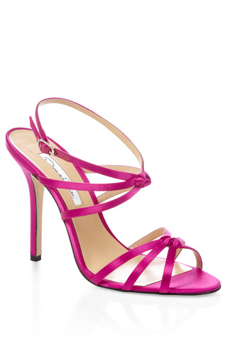 Pink Hudson Strappy Heel by Oscar de la Renta | Moda Operandi