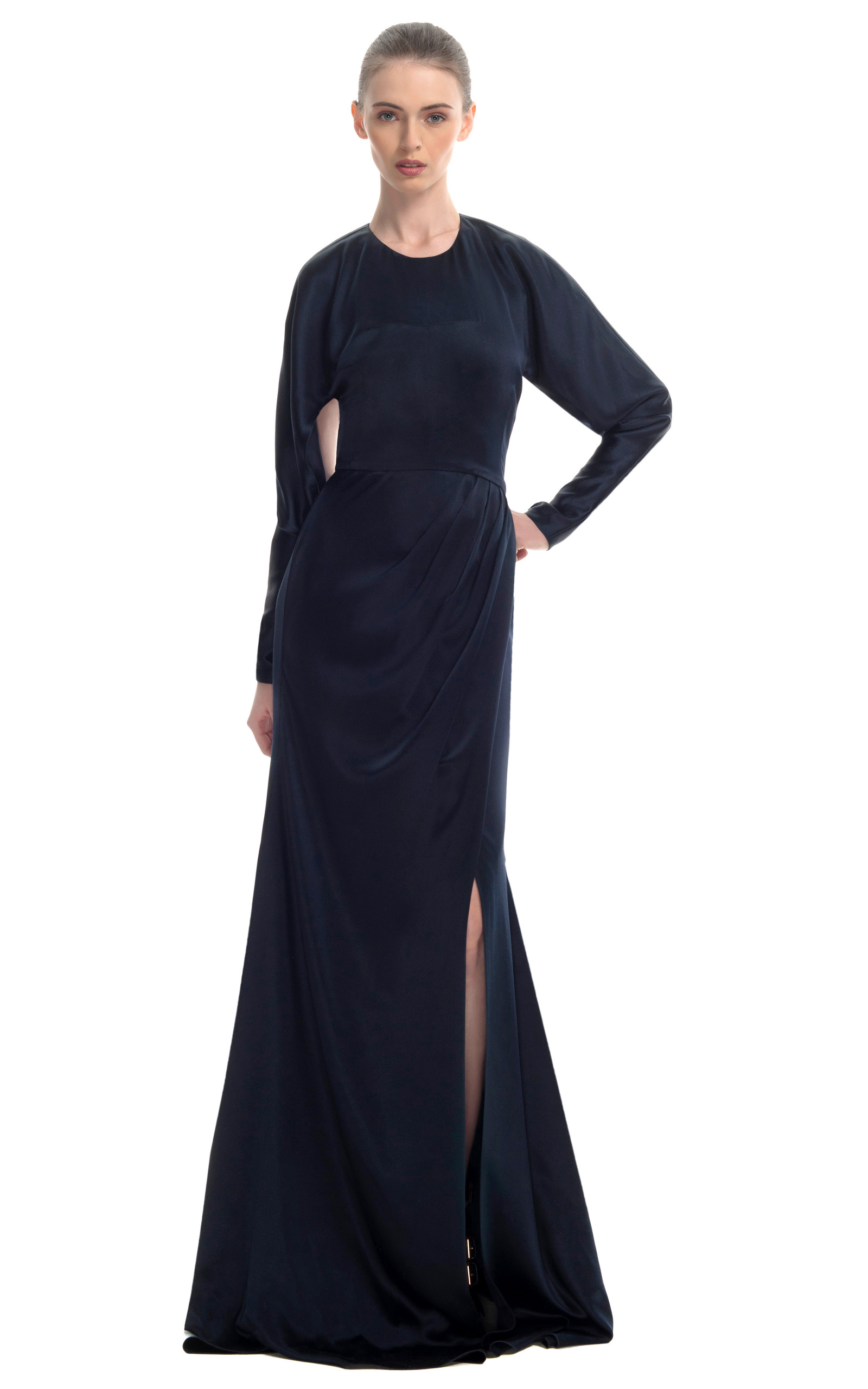 kimono sleeve gown