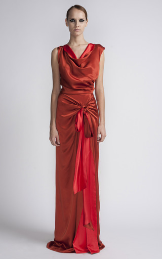 Silk Satin Gown by Sophie Theallet | Moda Operandi