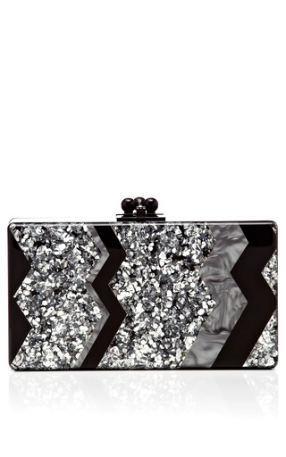 black silver clutch