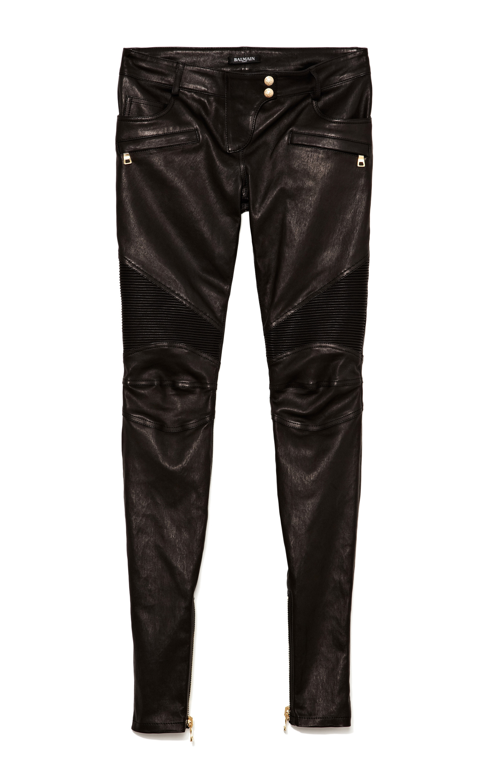 Skinny Leather Pants by Balmain | Moda Operandi