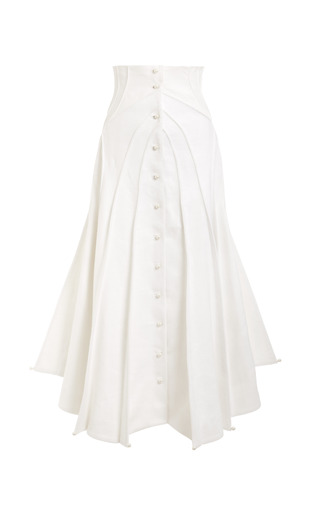 Button Front Ankle Length Hobble Skirt by Thom Browne | Moda Operandi