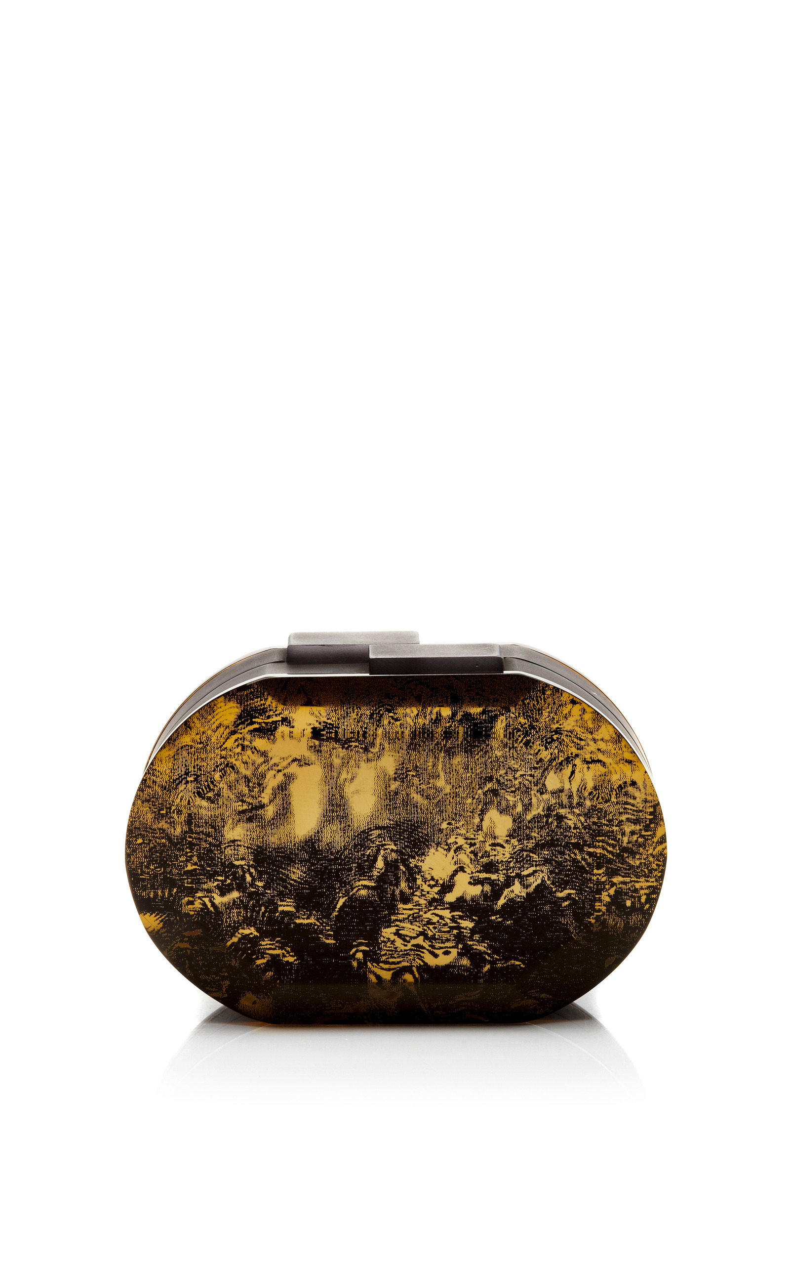Oval Cut Gemstone Clutch by Rauwolf