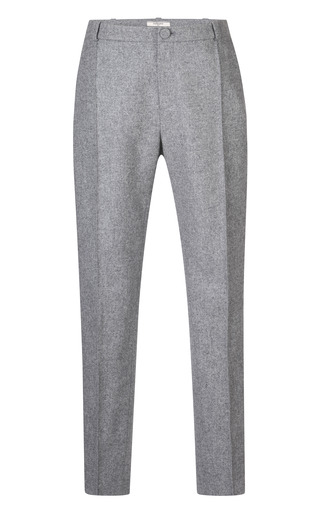 gray cigarette pants