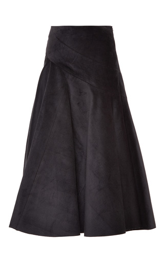 Spiral-Cut Courduroy Skirt by JW Anderson | Moda Operandi