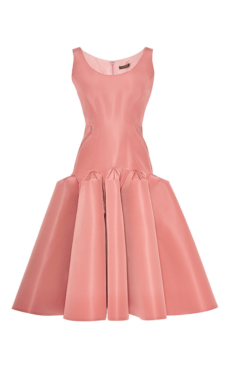 silk faille dress