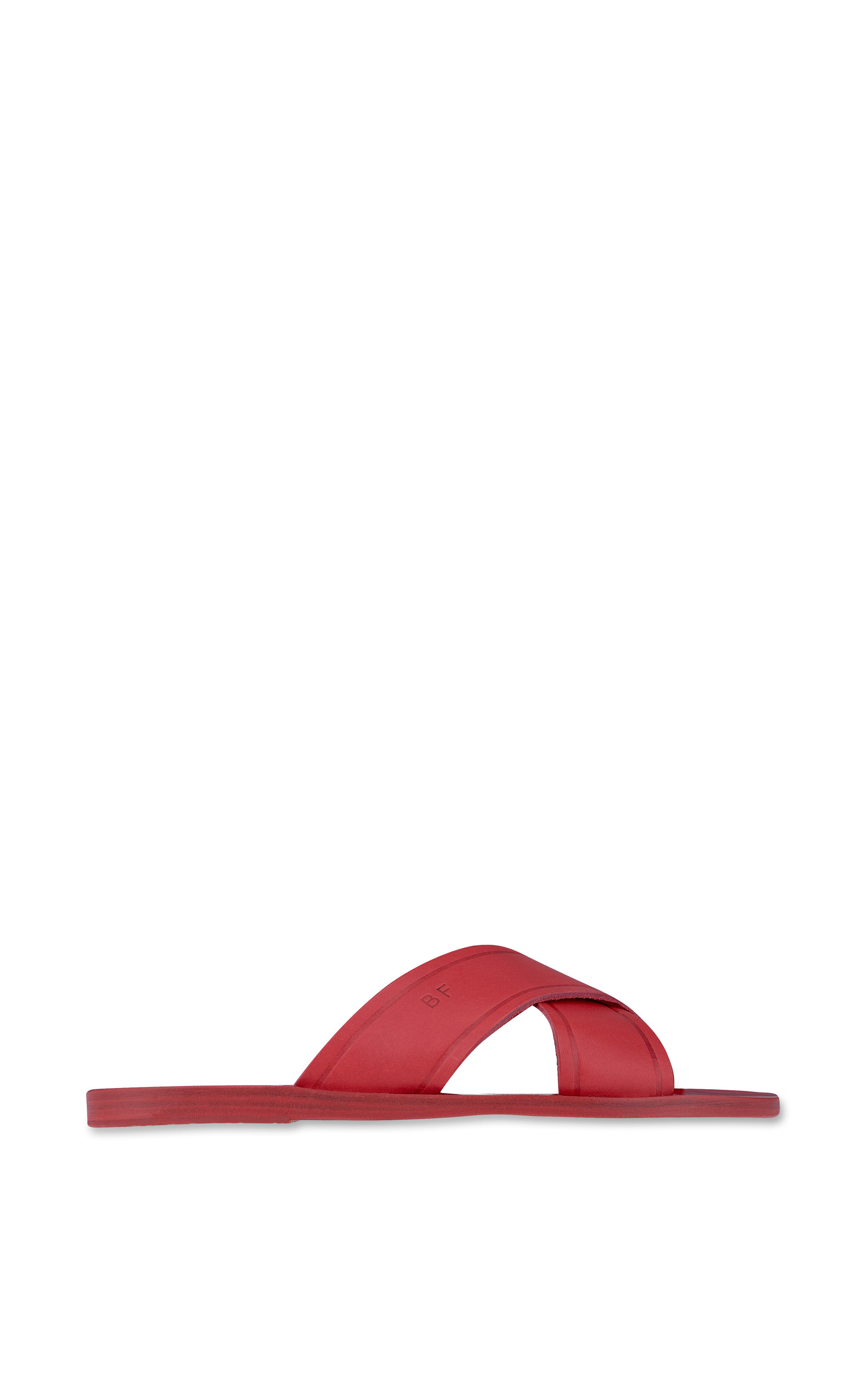 all red sandals
