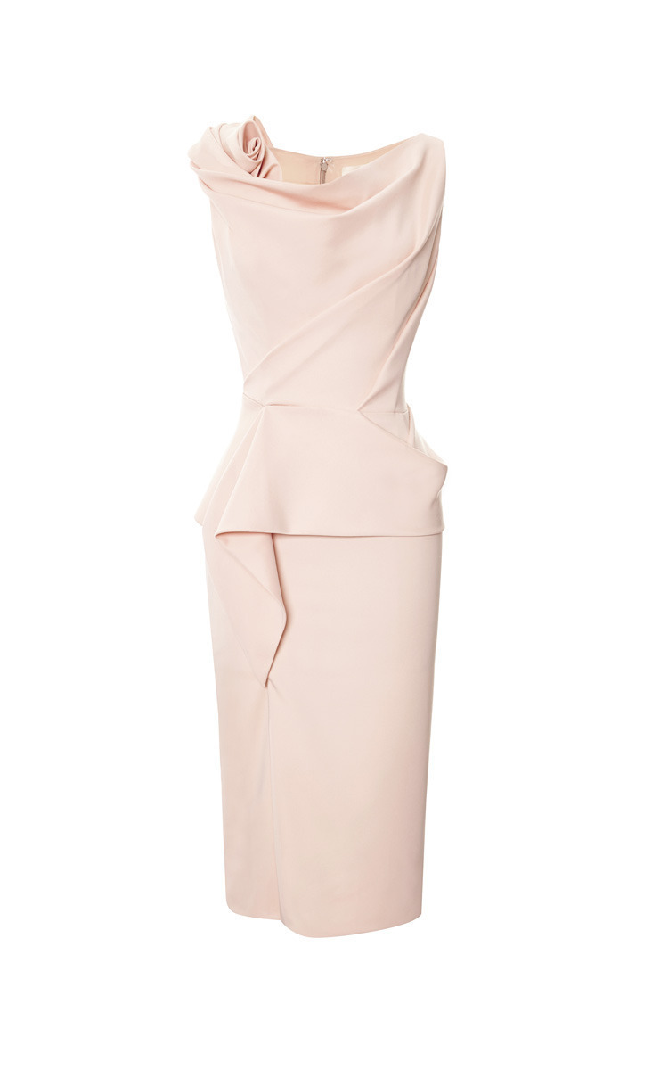 pale coral dress