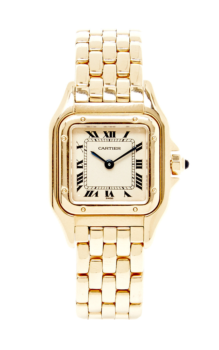 Vintage Cartier 18k Yellow Gold Panthere Watch From Cmt By Cmt Fine Watch And Jewelry Advisors Moda Operandi