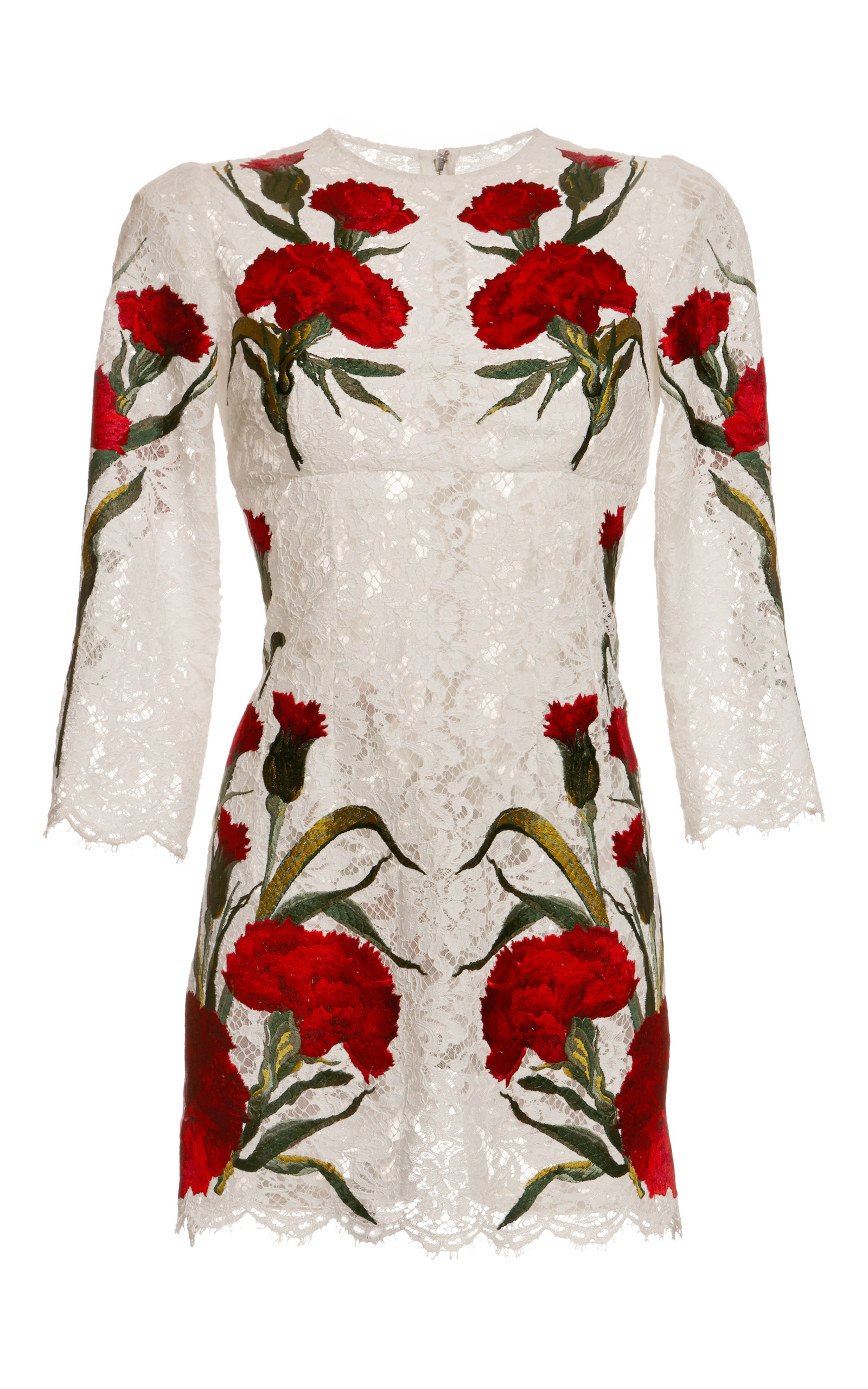 dolce gabbana white lace dress