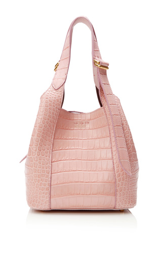 Pink Mini Faust Bag In Alligator by Nina Ricci | Moda Operandi