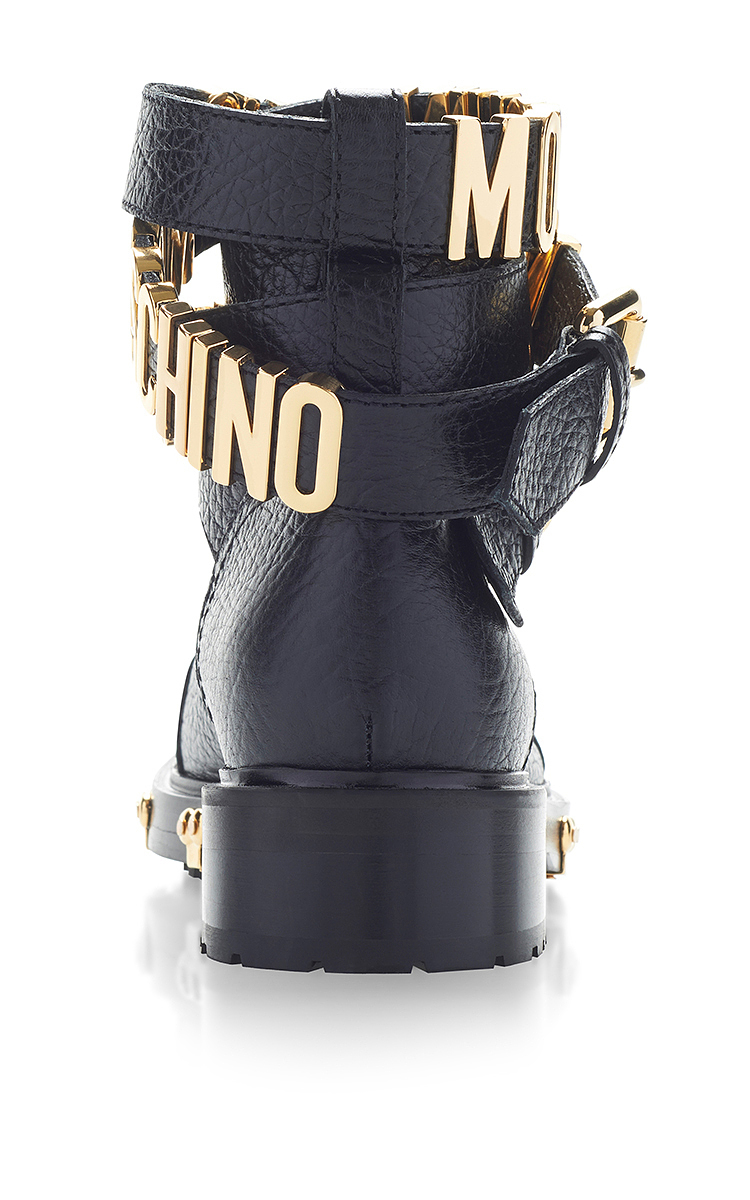 moschino biker boots