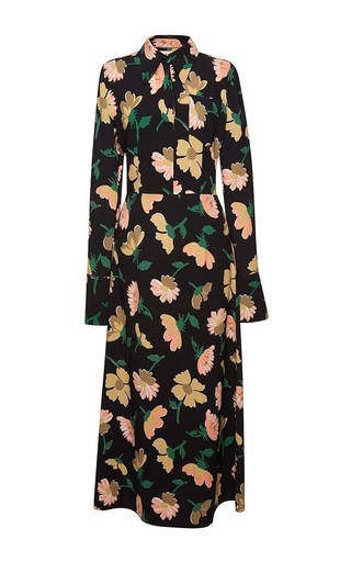 Magnolia Marocaine Long Sleeve Dress by Marni | Moda Operandi