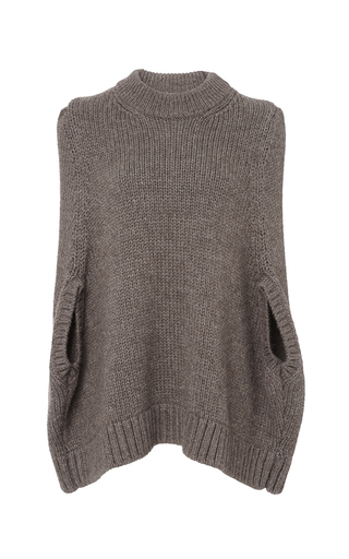 Knit Sweater Cape by Isa Arfen | Moda Operandi