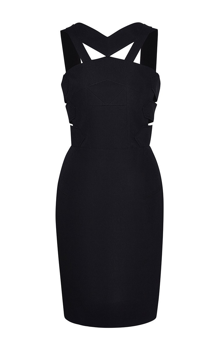 Black Altamira Dress by Roland Mouret | Moda Operandi