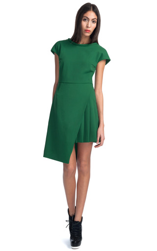 kenzo green dress