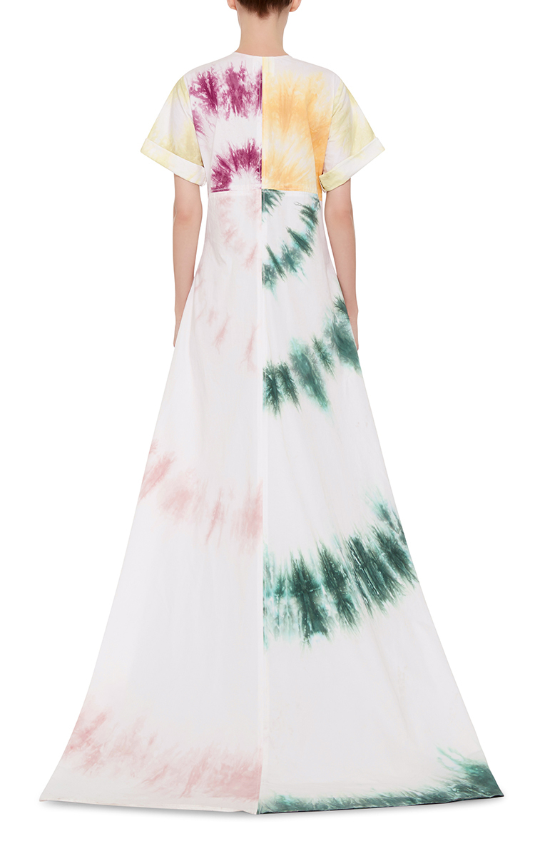 rosie assoulin tie dye dress