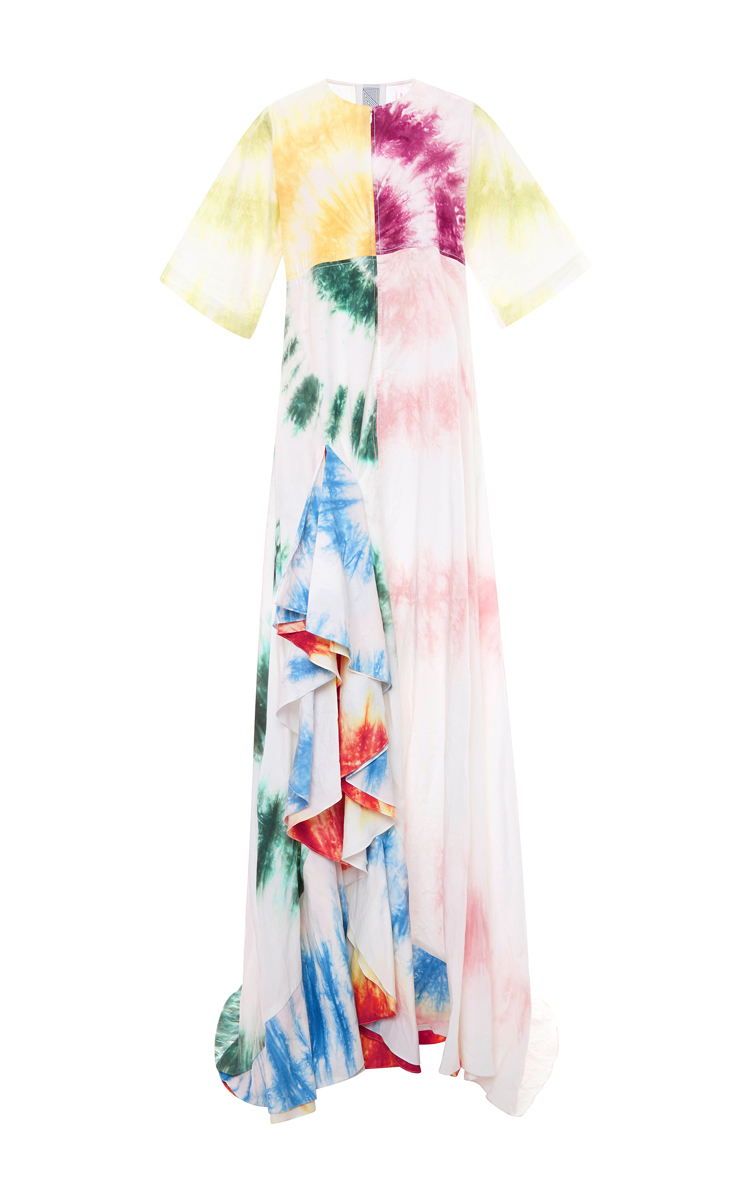 rosie assoulin tie dye dress