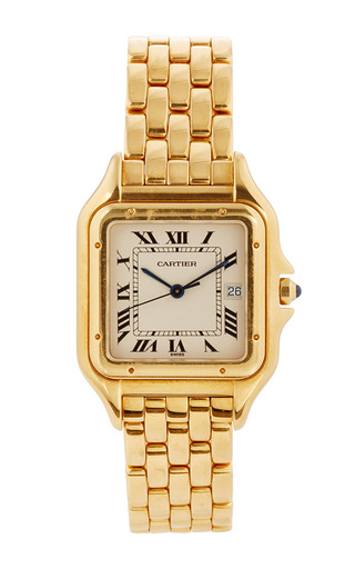 Men S 18k Gold Vintage Cartier Large Panthere By Lsc Design Estate Jewelry Moda Operandi