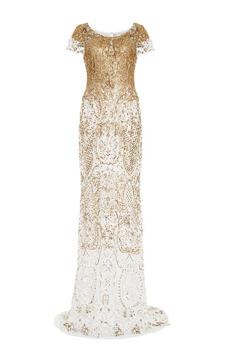 Embroidered Lace Gown by Marchesa | Moda Operandi