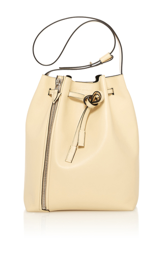 Medium Leo Bucket Bag in Blonde Sensua Leather by | Moda Operandi