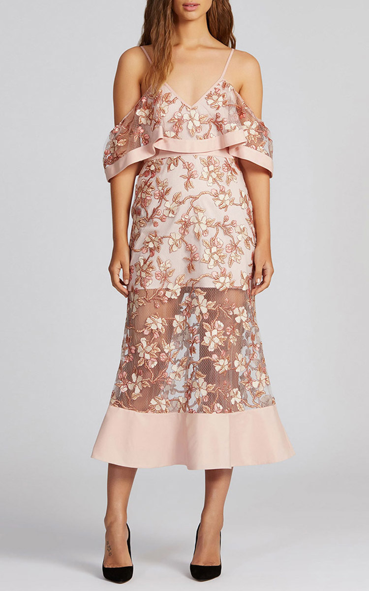 alice mccall one shoulder dress