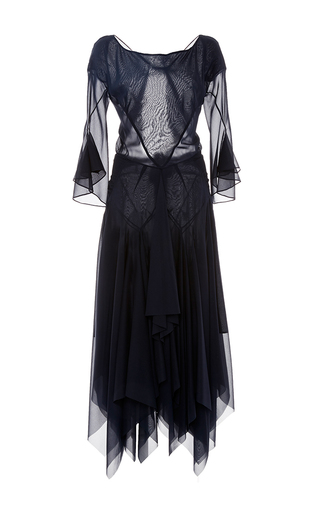 chiffon handkerchief dress