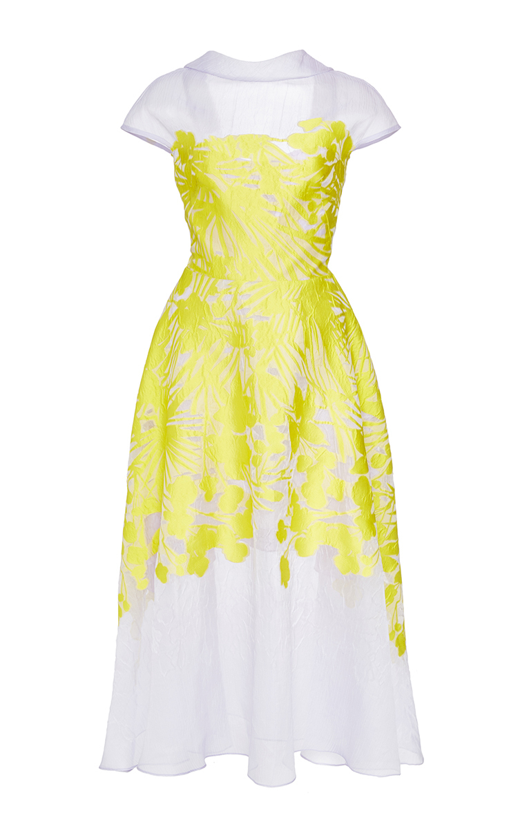 lela rose yellow dress