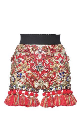 Brocade Tasseled Culotte by Dolce & Gabbana | Moda Operandi