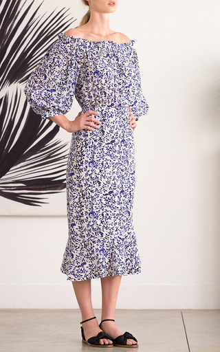 saloni grace off the shoulder dress