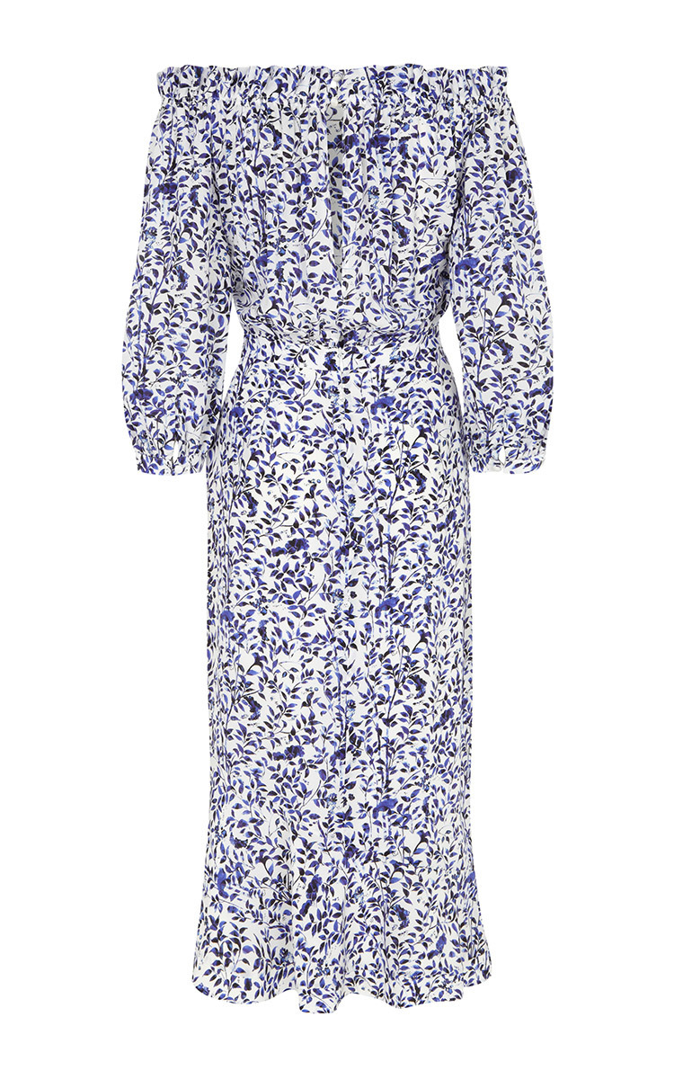 saloni grace off the shoulder dress